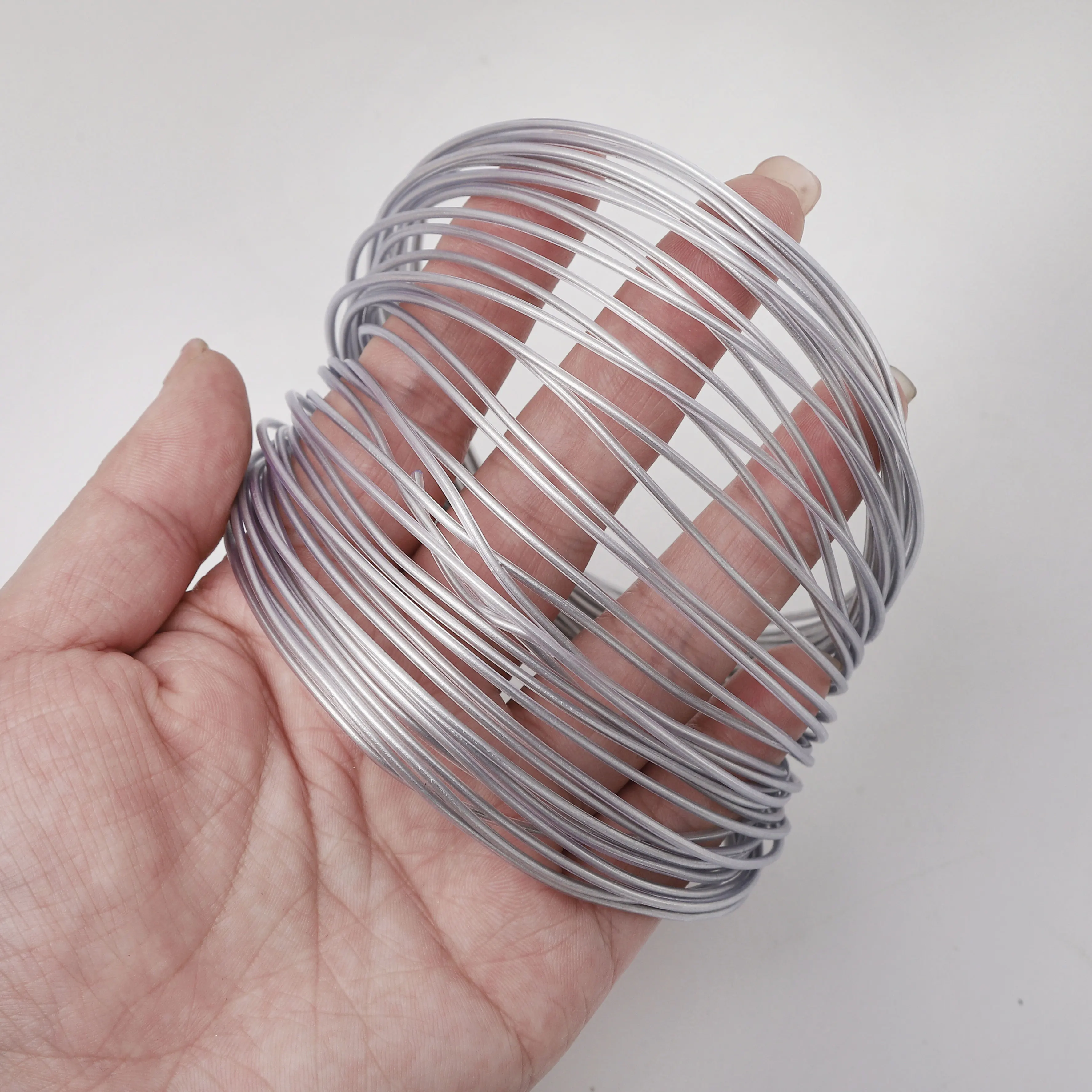 Bendable Plastic Coated Aluminum Wire Flexible Shaping Craft Wire For Amigurumi Bonsai Knitting DIY Jewelry Making Supplies