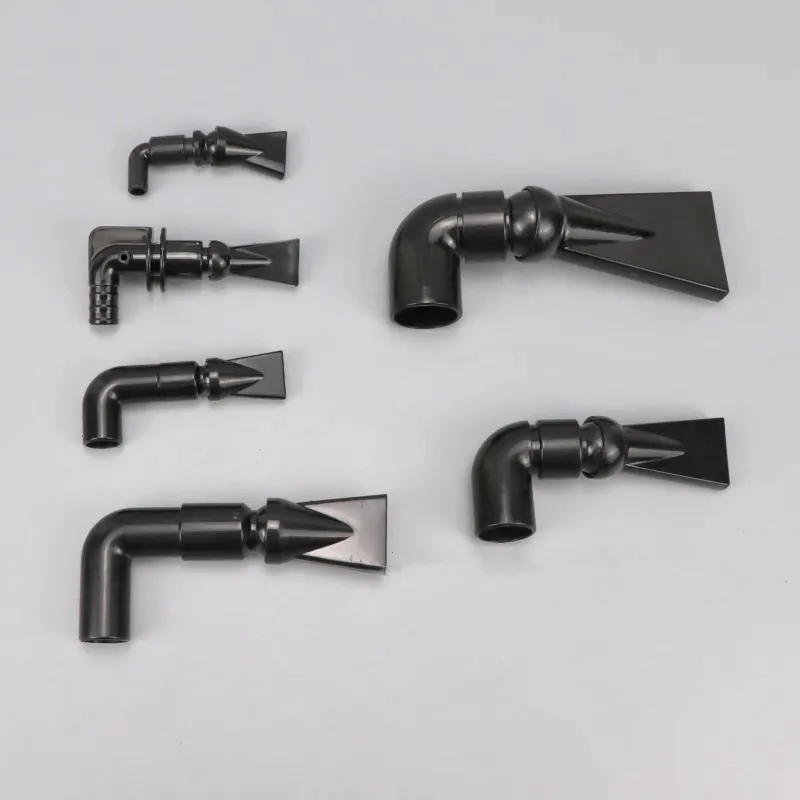 1~5Pcs Black Aquarium Duckbill Fish Tank Water Outlet Nozzle Duckbilled Return Pipe Fitting Water Pump Hose Nozzle Joints