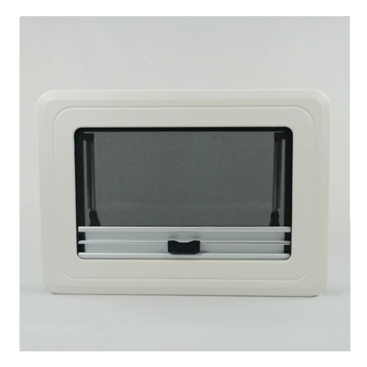 Finestra per roulotte per vendite dirette in fabbrica Finestra per camper 1450X550mm Finestra per camper in vetro acrilico a doppio smalto