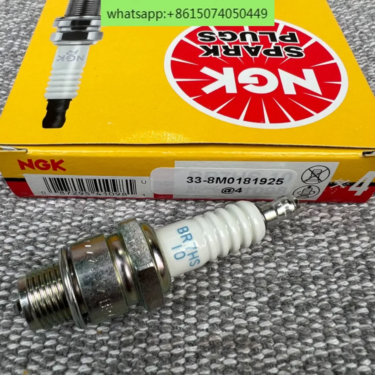 outboard two punch spark plug 9.9-15 - 25-30-40 - 50 horsepower spark plug  original genuine