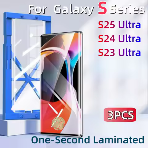 3Pcs For Samsung Galaxy S25 S24 S23 Ultra S22 S21 S20 S10 S9 PLUS Note 20 10 9 8 Screen Protector with Kit ,Not tempered glass