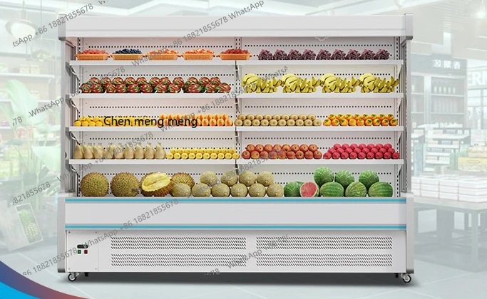 Fruit fresh-keeping cabinet Commercial split machine Refrigerated display Convenience store Beverage air curtain cabinet