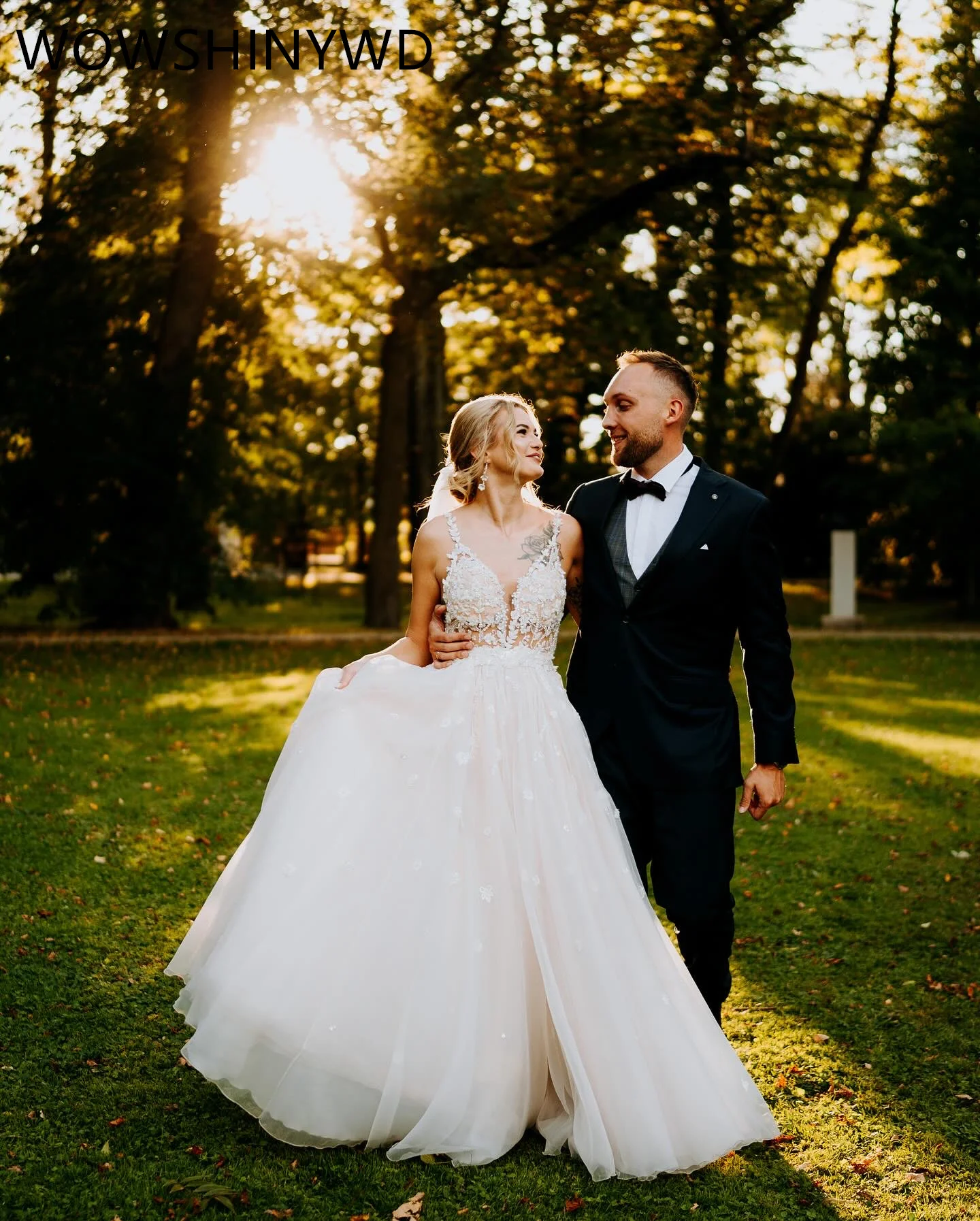 2024 plus Größe Land garten Spitze Perlen A-Linie Elfenbein Vintage Strand Braut Hochzeit Dreses Kleider Robe de Mariée Zj94