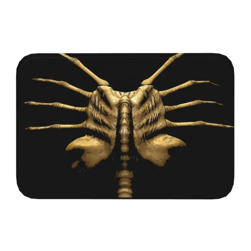 Custom Face Hugger Doormat Non-Slip Entrance Kitchen Bath Floor Door Mats Facehugger Alien Xenomorph Toilet Carpet Rug 