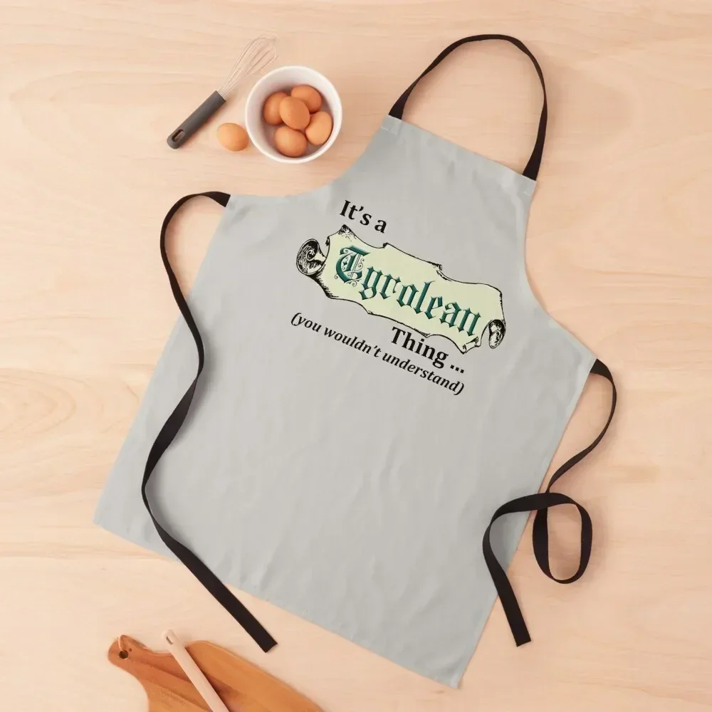 

It's a Tyrolean Thing Apron Kitchen Supplies Bib For Kitchen Kitchen Handle For Women household woman Apron
