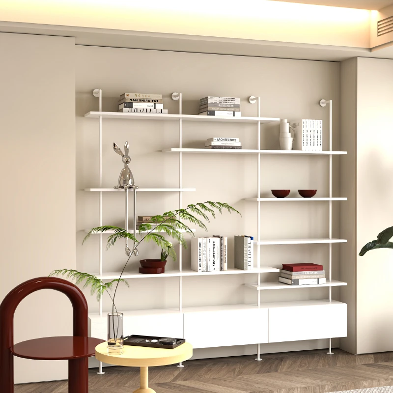 Minimalist Design Nordic Bookcases Bookshelf Showcase Living Room Bookcases Organizer Save Space Home Furniture Boekenkast LLBF