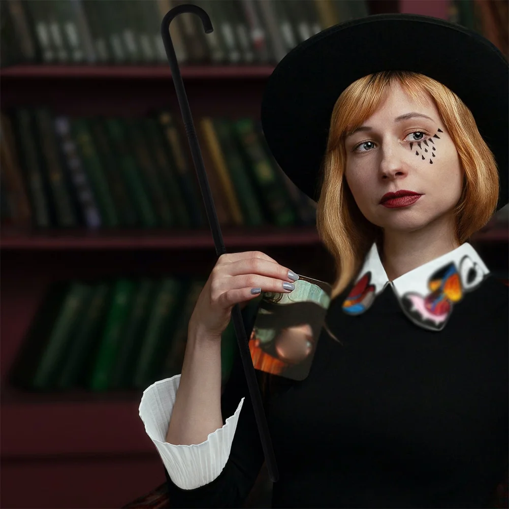 

Танцевальная трость, костыль для фокусника, сценические шоу, Хэллоуин, косплей, вечеринки, театральный реквизит, пластиковая палочка, аксессуар