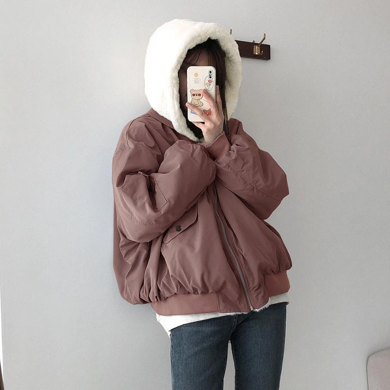 

Reversible Faux Fur Coat Women's Multi Color Plush Jacket 2025 Fall Winter Fashion Parka