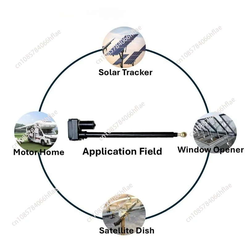 HARL-3618 18 Inch Satellite Dish Linear Actuator 36V DC 3000N Load Satellite Antenna Drive Motor