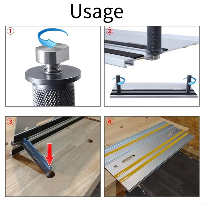 40JE 19 / 20mm Dispositivo fixação deslizante para carpintaria Furo Faixa Grampos Tenon Posicionamento