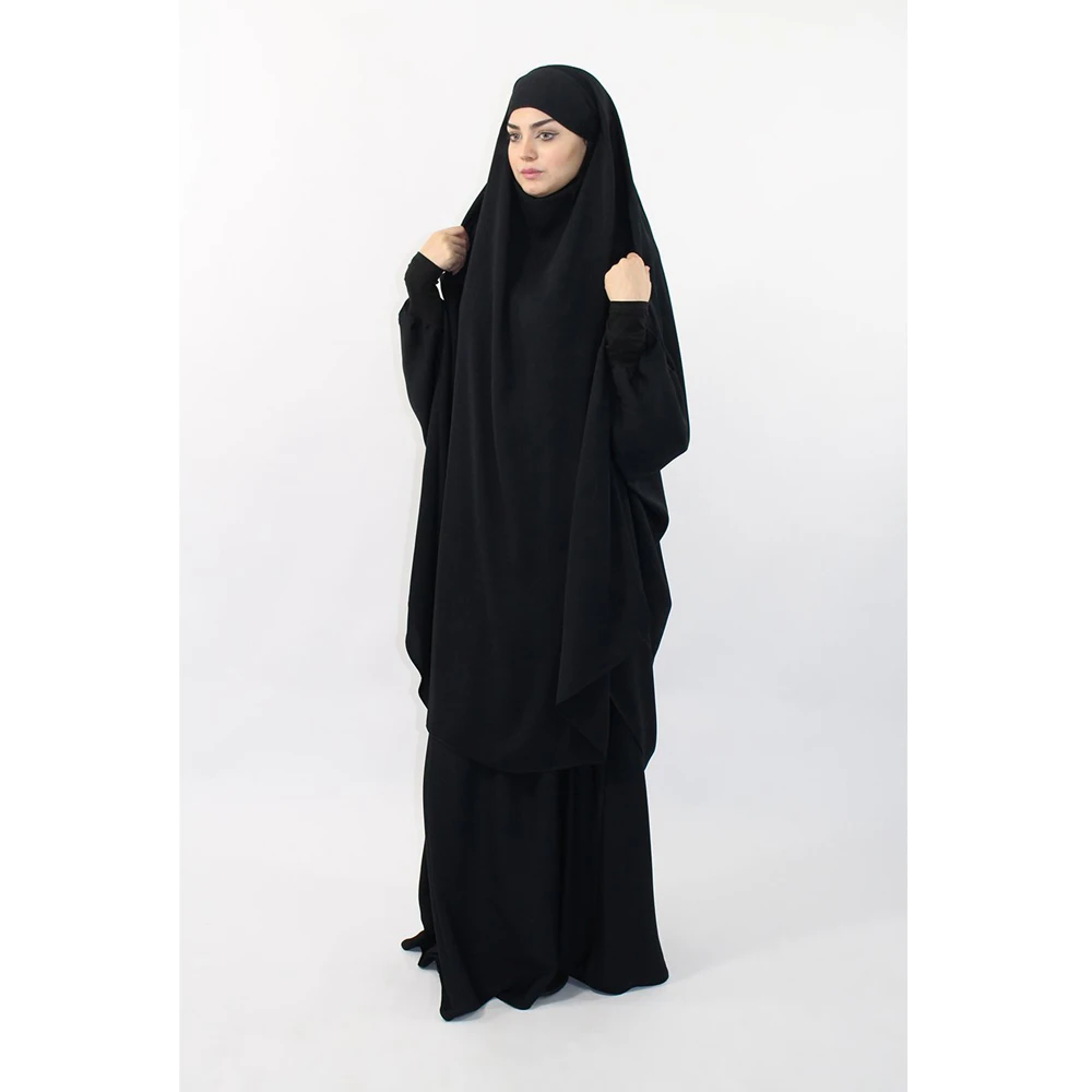 ผู้หญิงมุสลิมเสื้อกระโปรงชุดอิสลาม Khimar Abaya สวดมนต์เสื้อผ้า Eid Djellaba Ramadan Burqa Hijab ชุด Robe Kaftan Jalabiya Kebaya