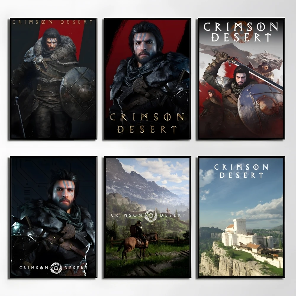Video Game C-Crimson Desert Poster Elegant And Affordable Wa
