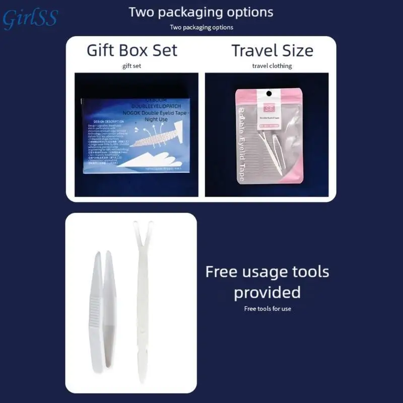 Memory Adesivi per occhi adatti sonno Doppia palpebra naturale durante il sonno T4MB