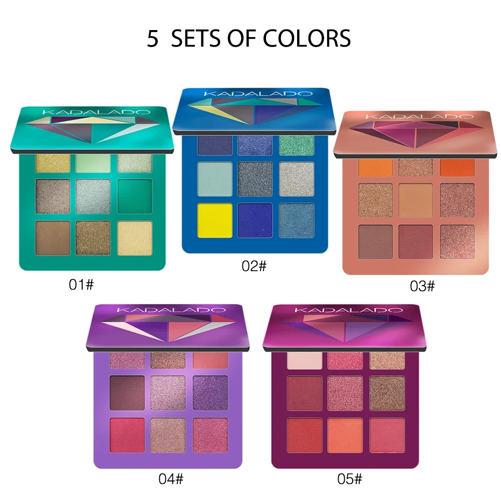 9 Color Eye Make Up Glitter & Matte Eyeshadow Palette Lasting Nude Shimmer Makeup Eye Shadow for eyes Beauty Cosmetic