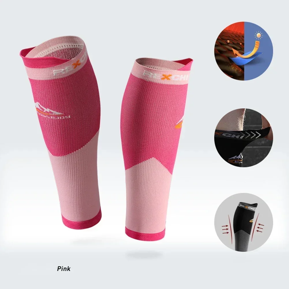 1 Pair Calf Leg Running Compression Sleeve Socks Shin Splint Support Brace Guard Sports Soccer Gear Nylon Support Sock