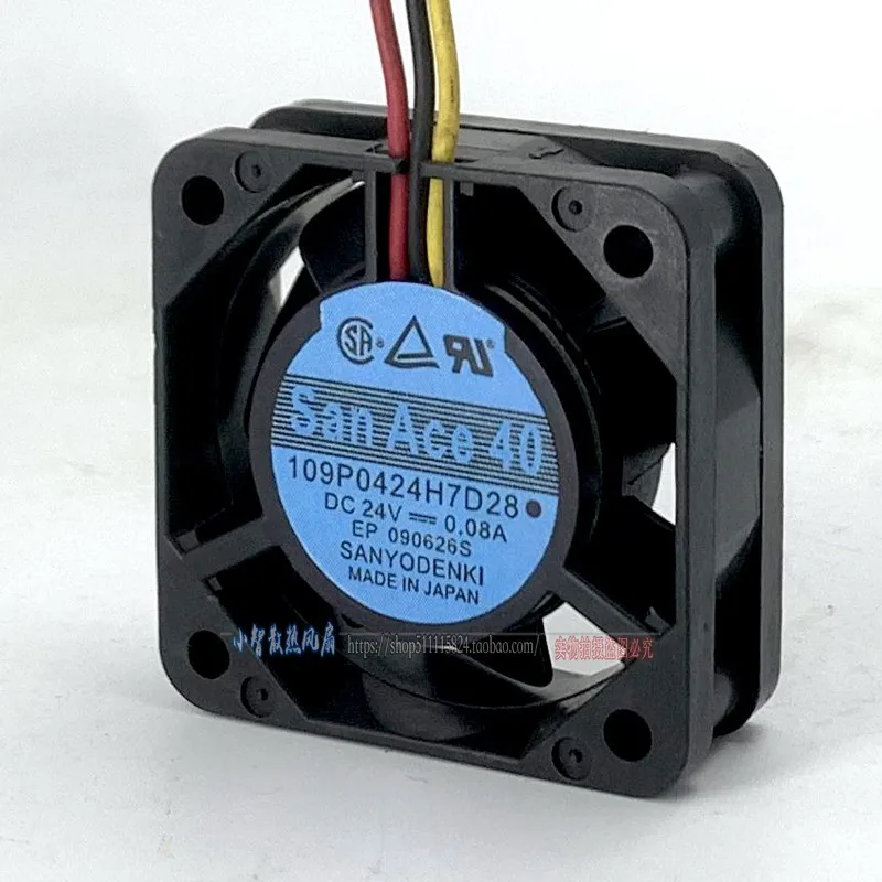 ORIGINAL 109P0424H7D28 24V 0.08A 4015 40*40*15mm NEW COOLING FAN RADIATOR