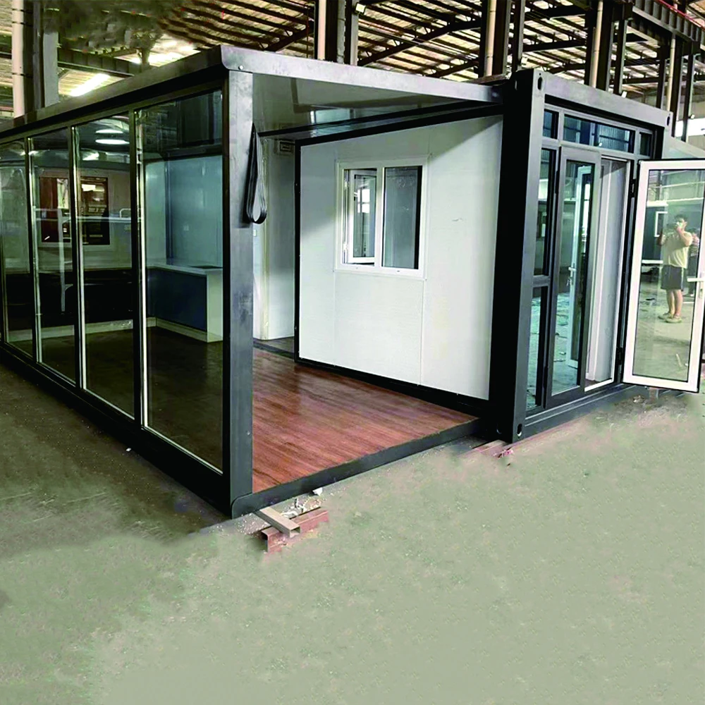 Customized Custom 20ft 40ft Luxury Prefab Villa Foldable Expandable Container House Prefabricated Portable Home 2 3 4 5 Bedroom