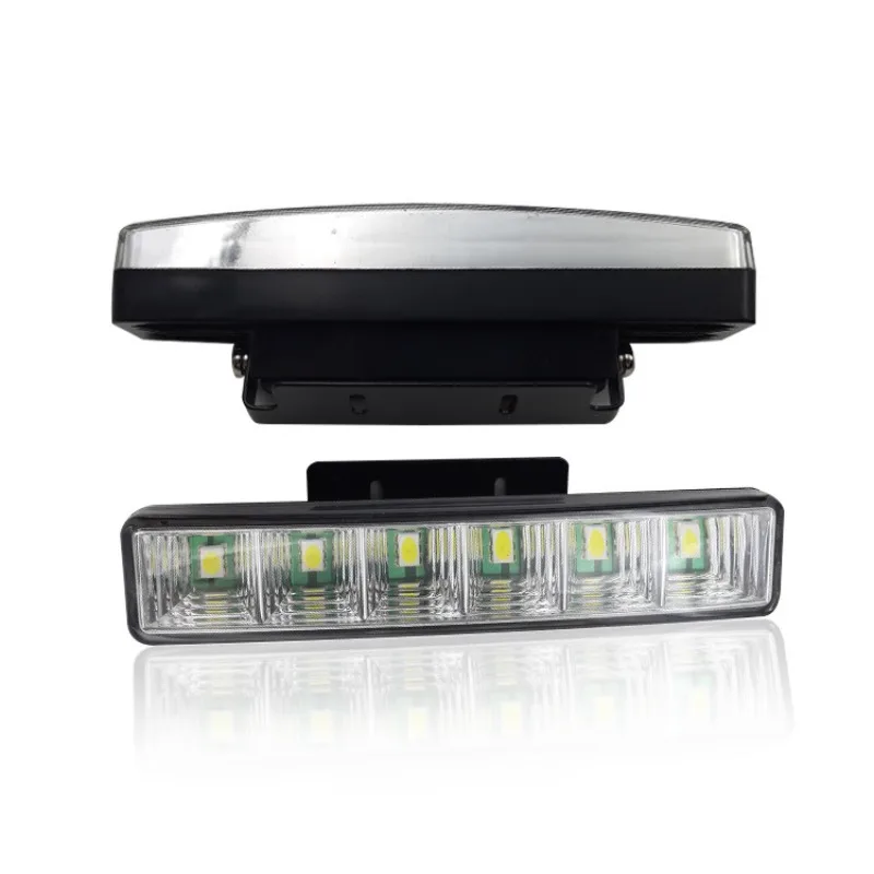 2Pcs/Set Auto Daylight Super Bright Car DRL Waterproof Fog Lamp Auto LED Daytime Running Light With On/Off Function Driving