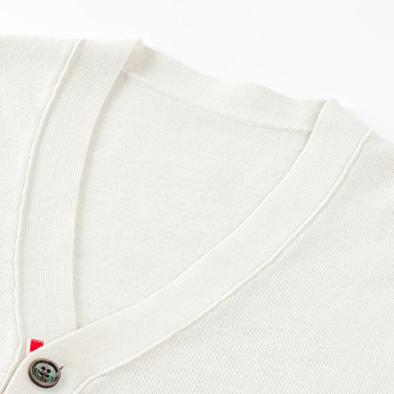 High-End Marke Pullover Open Shirt Männer Frühjahr Herbst Neue Klassische Streifen Trend Taschen Koreanische Freizeit Mischfarben V-Kragen Strickjacke – Detail 13