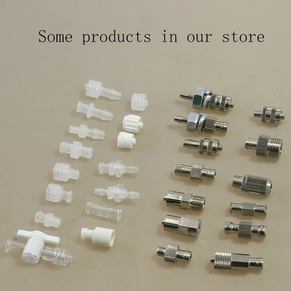 Luer-Gewinde 1/4-28UNF M6 M5 Adapter PP Kunststoff Luftventil Rohr Abgabe Kleber Unterverpackung Spritze Barrel Fitting Connector – Detail 6