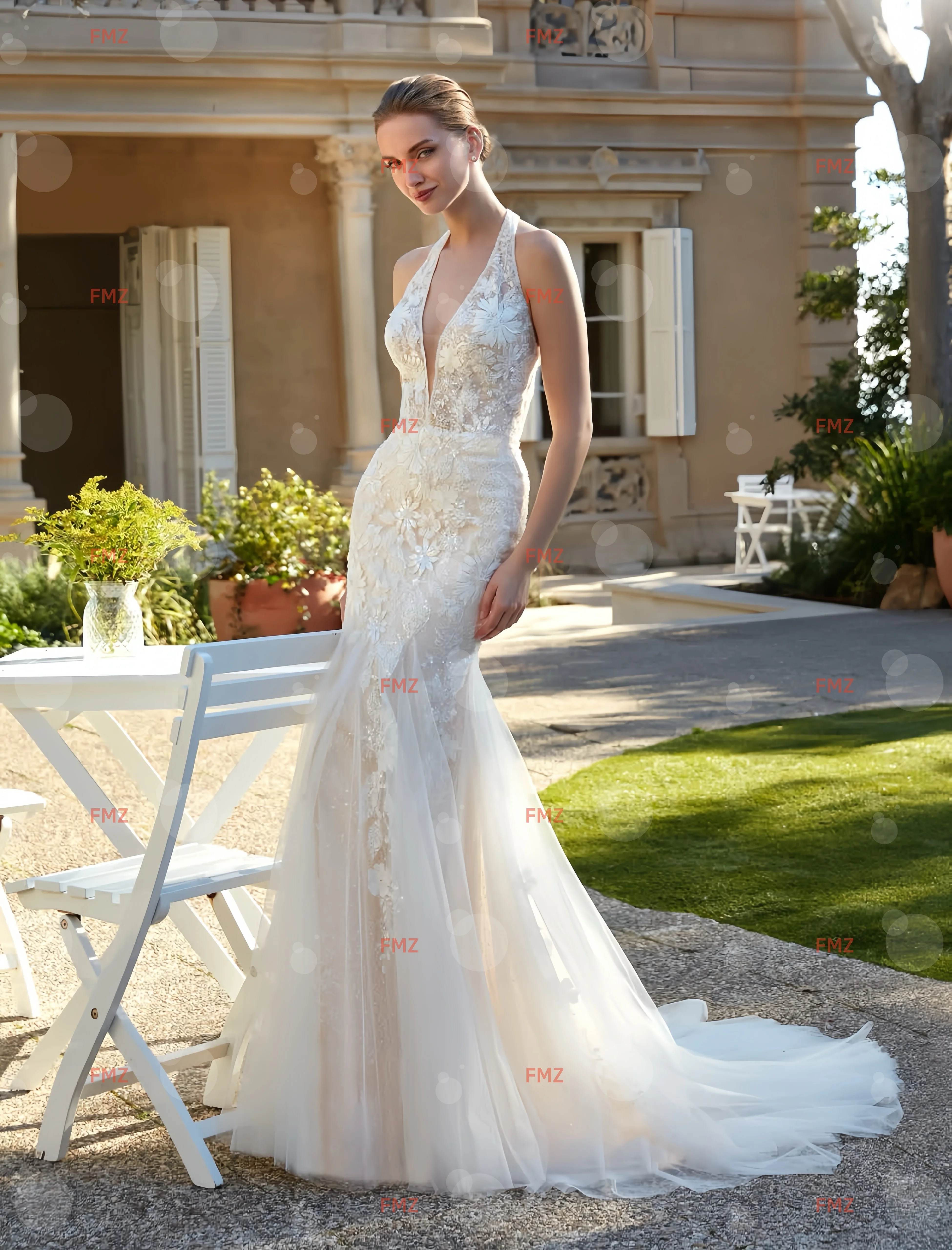 Элегантные роскошные вечерние платья русалки без рукавов с v-образным вырезом по индивидуальному заказу, платья для особых случаев, платья для гала-концерта