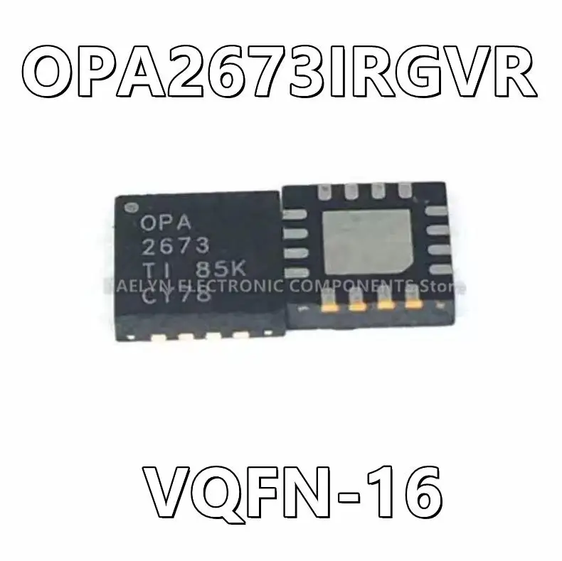 

10Pcs/lot OPA2673IRGVR OPA2673 Current Feedback Amplifier 2 Circuit 16-VQFN (4x4)