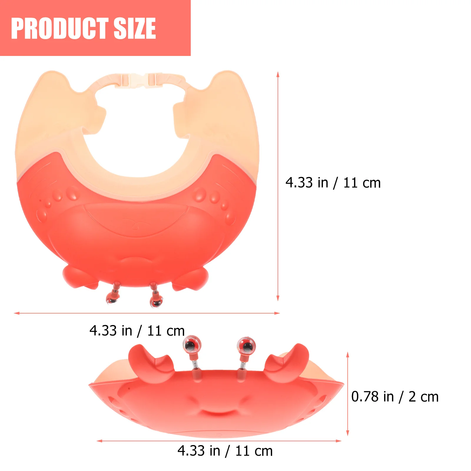 

Baby Bathing Hat Cartoon Waterproof Adjustable Baby Hair Washing Hat Infant Shower Protective Cap Kids Shampoo Hair Wash