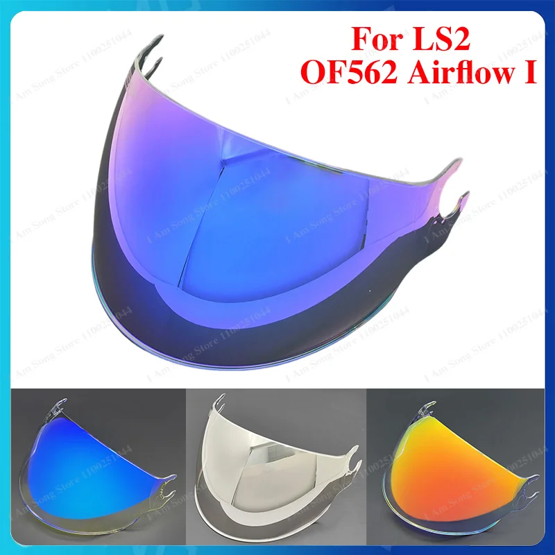 Motorcycle Helmet Lens For LS2 OF562 Airflow I Anti-UV Dustproof Windproof High Transmittance Visor Replacement Helmet Visors