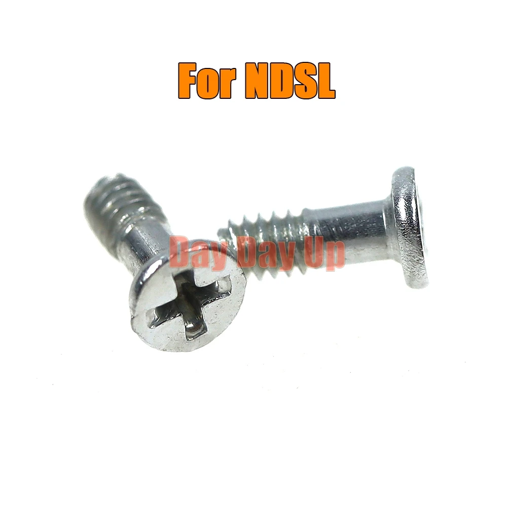 Parti di riparazione di ricambio da 10 pezzi per vite del coperchio della batteria Nintendo DS Lite per guscio della porta del coperchio della vite della batteria posteriore NDSL