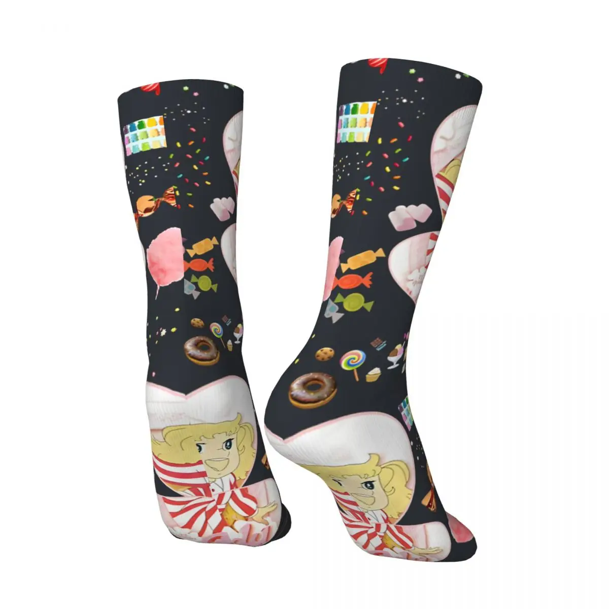 Hip Hop Vintage Country Crazy Men's Socks Unisex Candy Candy Harajuku Pattern Printed Funny Novelty Happy Crew Sock Boys Gift