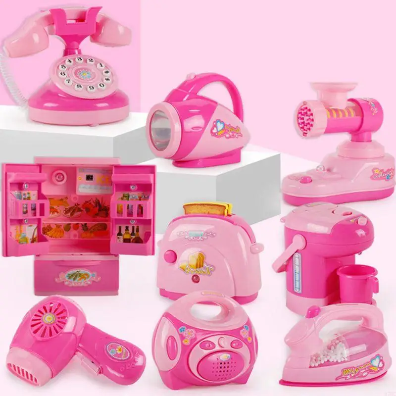 97bc bambini per bambini ragazzi mini cucina elettrote elettriche asciugatrice per capelli set