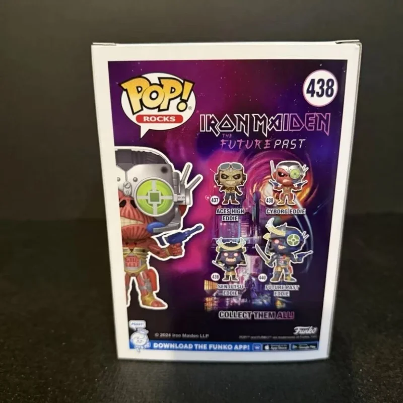 Funko Pop! Rocks – Iron Maiden Cyborg – Figura De Vinilo De 9,5 Cm, Coleccionable Oficial Para Fans Del Rock