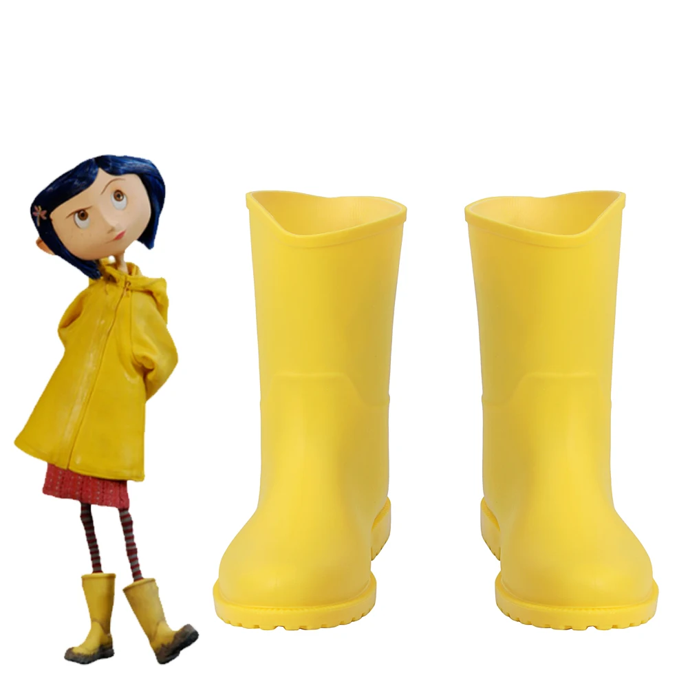 حذاء كورالاين كوسبلاي ذا سيكريت باب كارولين أصفر للنساء لأحذية الهالوين