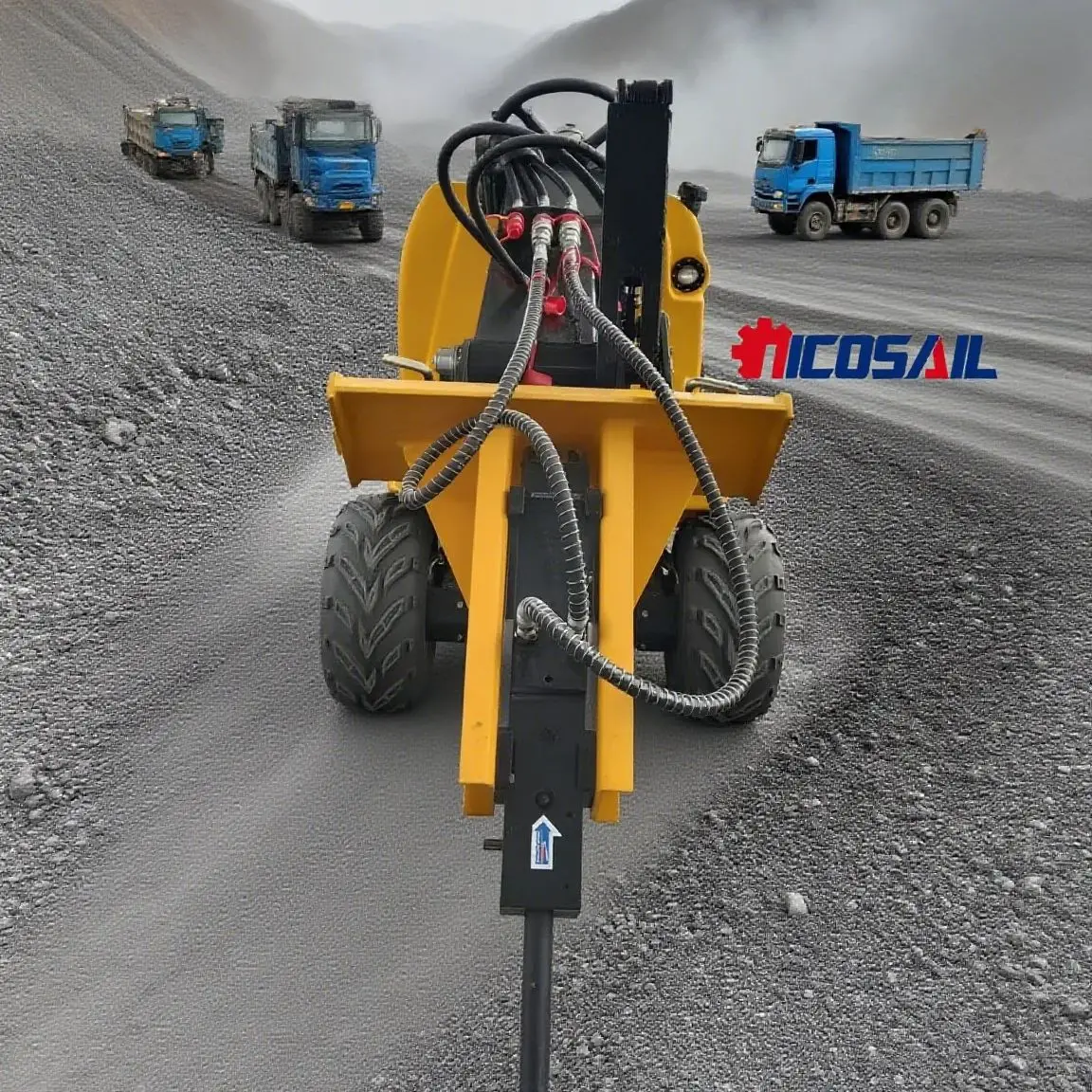 

High-Quality Three Wheel Drive Sliding Steering Loader Bestselling Advanced Wheel Loader Customizable for Enhanced Performance