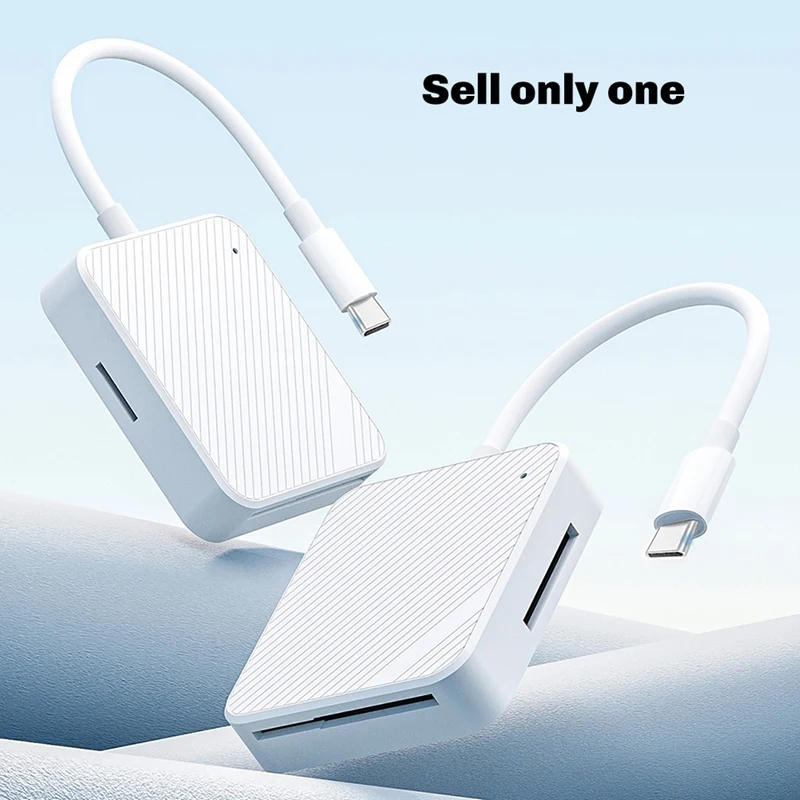 Adattatore per lettore di schede di memoria 4 in 1 Tipo C USB-C Lettore di schede Smart Media OTG M2 SD SM XD per accessori Android