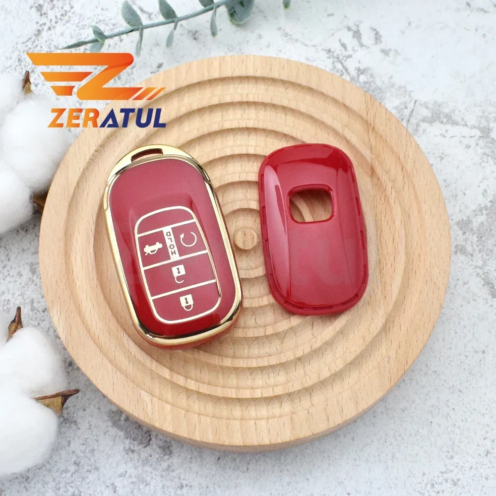 4/5Button TPU Car Key Case Cover For Honda Civic Accord HR-V CR-V CRV 2021 2022 2023 Auto Shell Fob Holder Protector Accessories