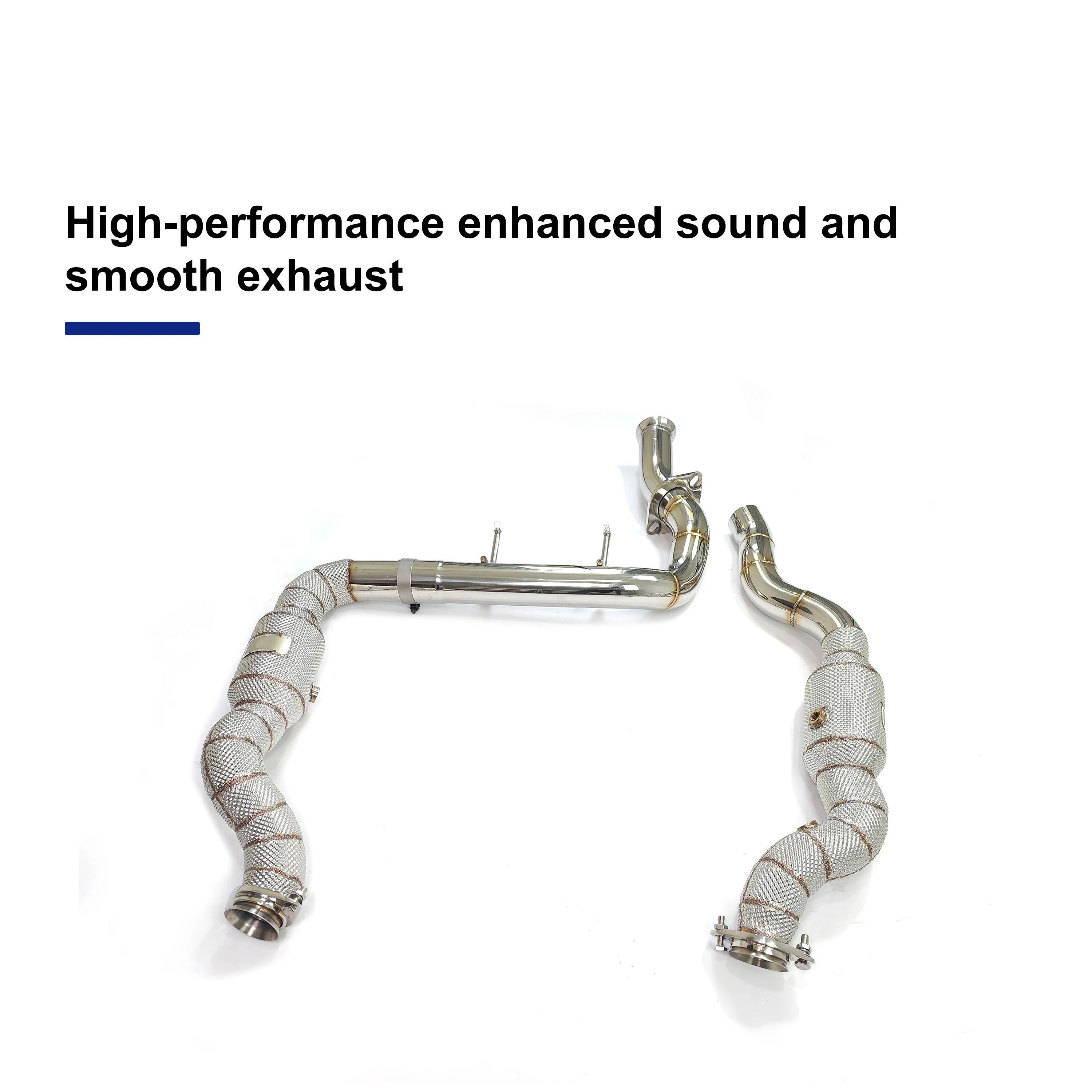 ACE Auspuff-Downpipe Hochleistungs-Auspuffrohr mit Katalysator für Ford F-150 SVT Raptor 3.5TT Schneller Versand – Detail 4