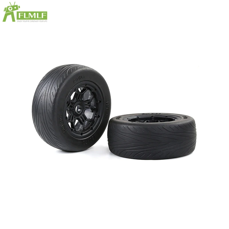 

On-road Wheel Tyre Assembly Kit for 1/5 Losi 5ive T ROFUN ROVAN LT KingmotorX2 (Universal BAHA5S/SLT/V5) Rc Car Toys Games Parts