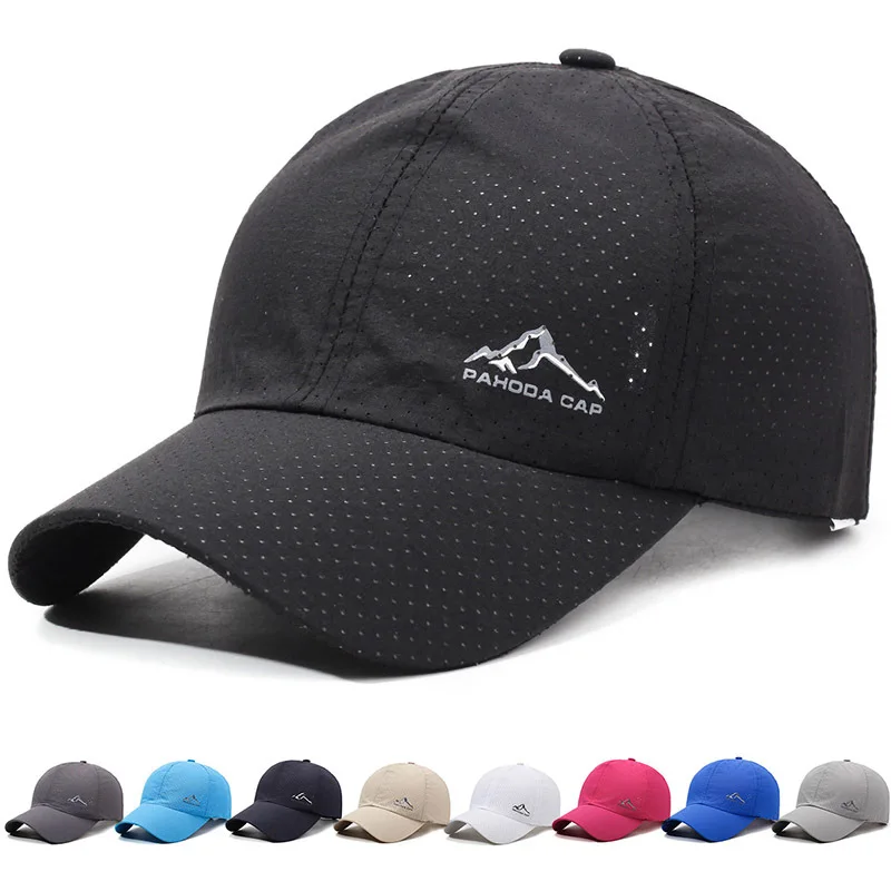 

Unisex Lightweight Ventilated Mesh Baseball Cap - Stay Cool & Protected in Summer - Sun Shield for Women & Men, One Size Fits