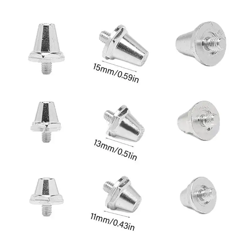 652f 12 pçs alumínio bota futebol spikes futebol parafuso prisioneiro substituição chuteiras futebol parafuso chuteiras