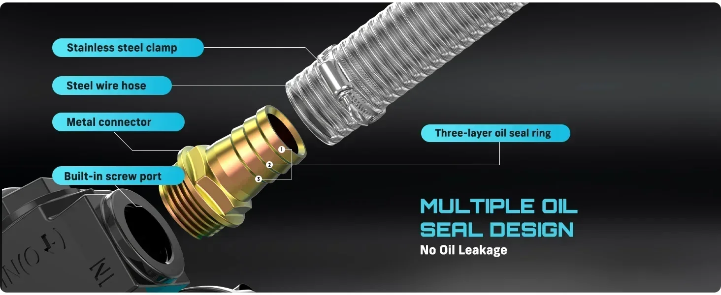 SEESII SL029 complete kit hoses nozzle filter included