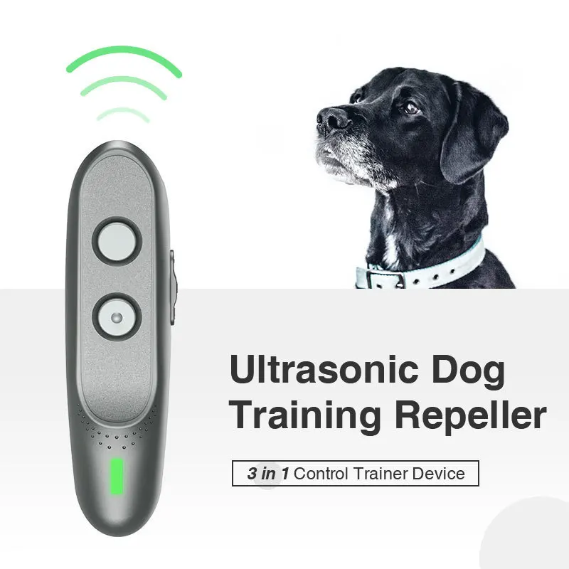 

Pet Dog Ultrasound Repeller Safe Training Equipment Handheld Control Trainer Device Anti Barking Stop Bark Repeller100% original