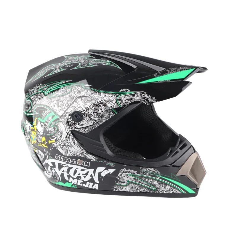 

Professional Motocross Helmet For Kids Adults Motocross Dirt Bike Off Road Motorcycle Helmet With Goggles Gloves Face Cover