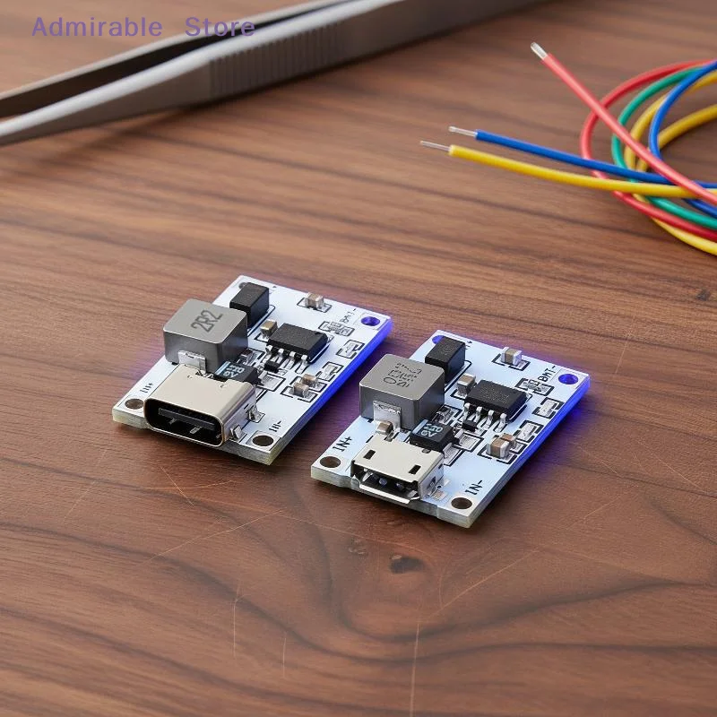 [W]2S 7.4V 8.4V Mini Size Boost Power Module 5V 2A Lithium Battery Charger Protection Board for Compact Electronic Device