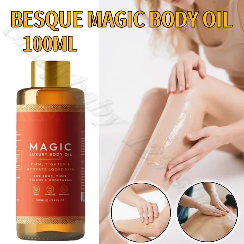 

BESQUE MAGIC BODY OIL Moisturizing and firming moisturizing skin body can be used 100g