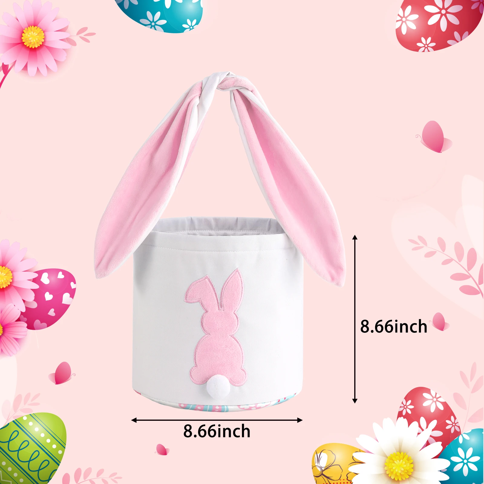 Cubos de conejo de pascua anudados a mano para niños, bolsos de juguete, cesta de conejo, regalo de Festival, decoración de fiesta