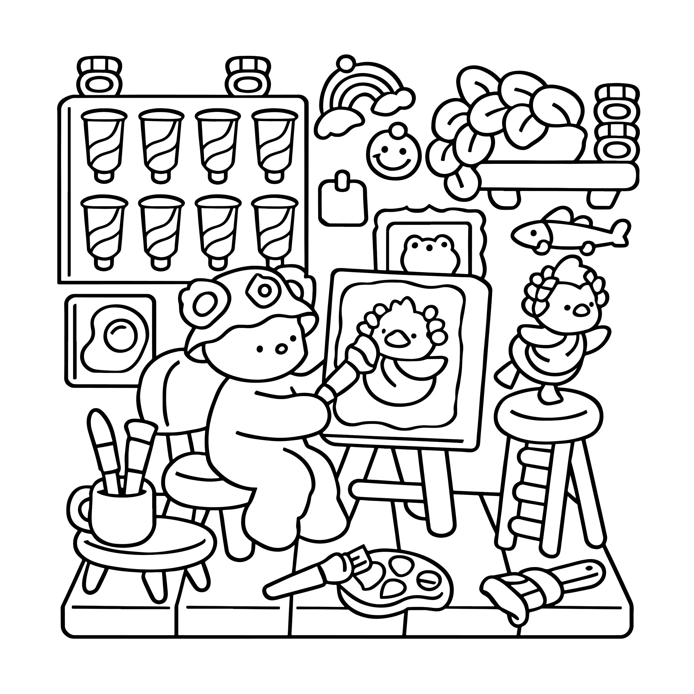 كتاب تلوين أنماط جريء وسهل الهدوء للبالغين، كتاب رسم لطيف، هدية مثالية للحفلات وأعياد الميلاد