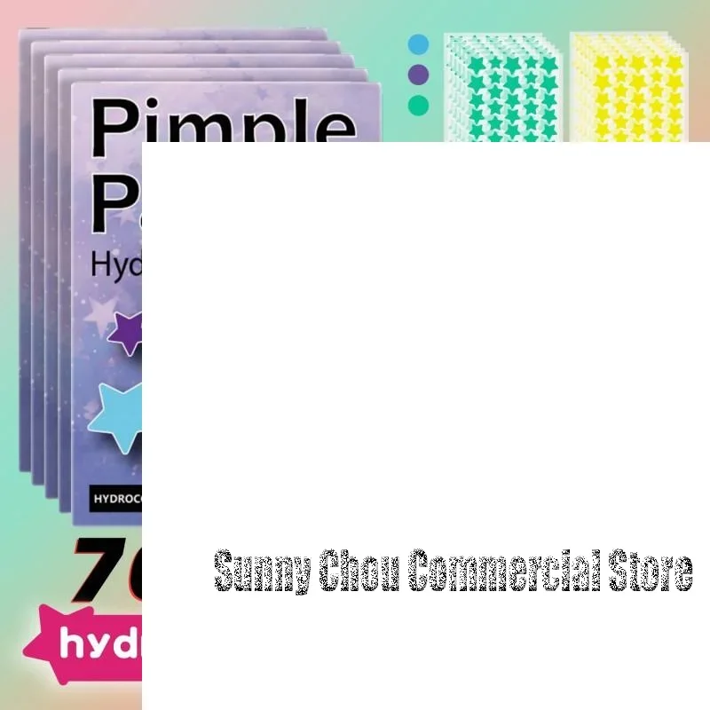 1400 unidades/pacote hidrocolóide estrela acne adesivo, adesivo de acne suave e não irritante, cobre falhas de acne, à prova dwaterproof água e respirável