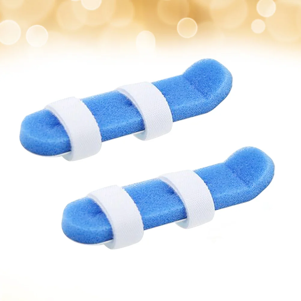 

2 шт., фиксирующая шина для пальцев, поддерживающая скобка для защиты суставов пальцев, предотвращающая травм, гибкая, удобная, дышащая