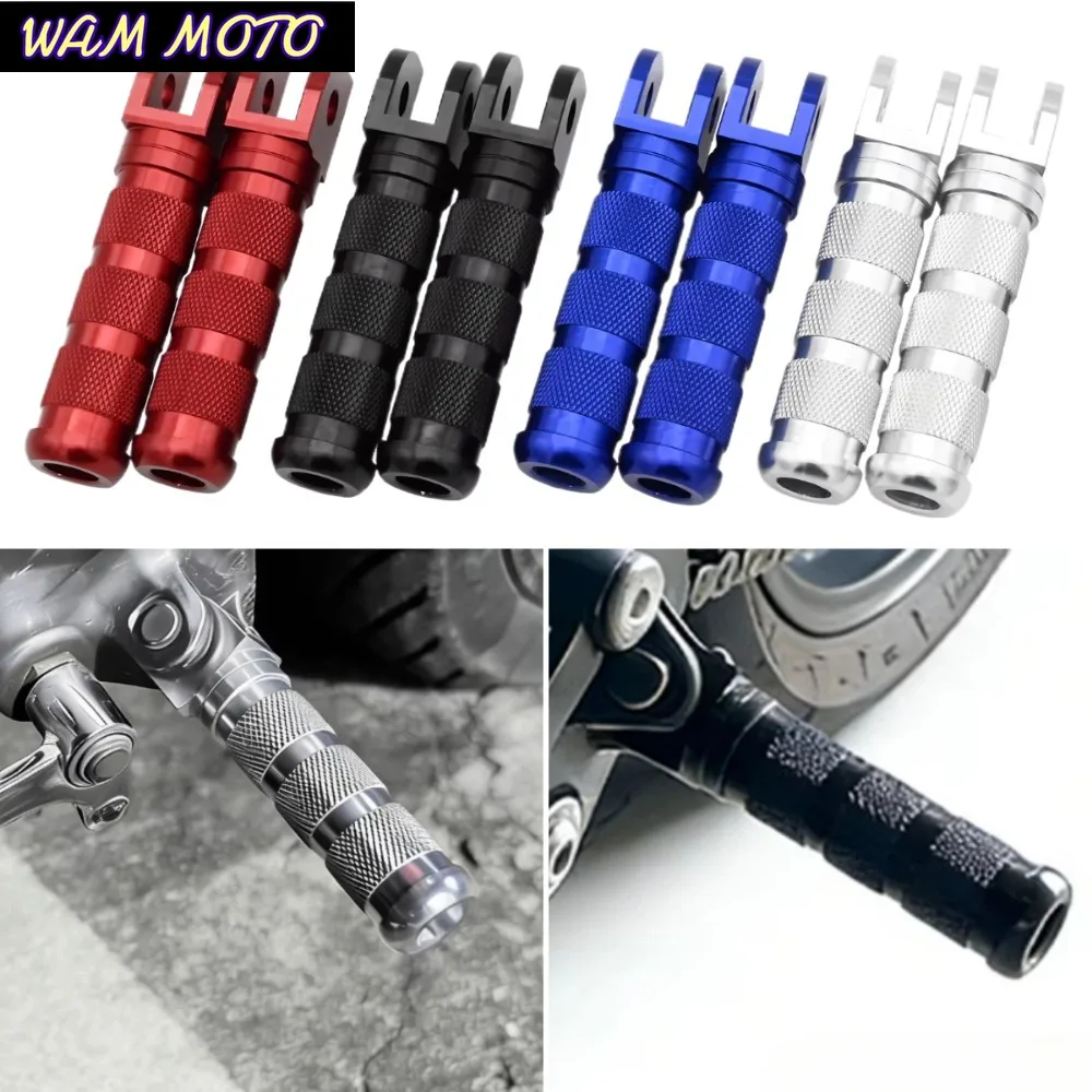 Motorcycle Pedal Foot Pegs FootRest For Honda CB125R CB50R CBR250RR CB300R 2004-2019 for Yamaha MT FZ FZS FZ1 for Suzuki GSX